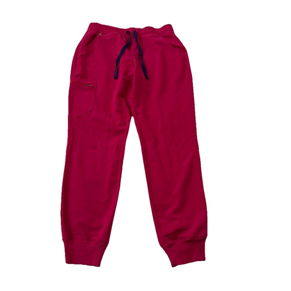 Figs Zamora Joggers Womens Small Ultra Rose High Waisted Scrub Pants Po #2928